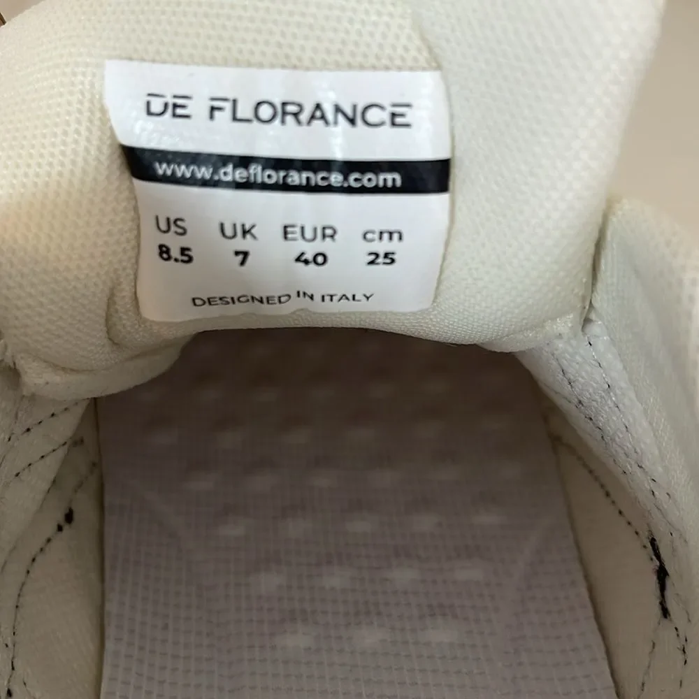 De Florance DF classic Sneakers in black/beige - M8.5/W9.5